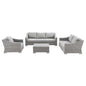 Conway 4-Piece Outdoor Patio Wicker Rattan Furniture Set