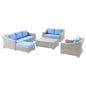 Conway 5-Piece Outdoor Patio Wicker Rattan Furniture Set