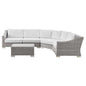 Conway 5-Piece Outdoor Patio Wicker Rattan Sectional Sofa Furniture Set