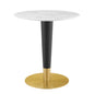 Zinque 28" Artificial Marble Dining Table