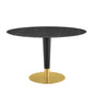 Zinque 47" Artificial Marble Dining Table