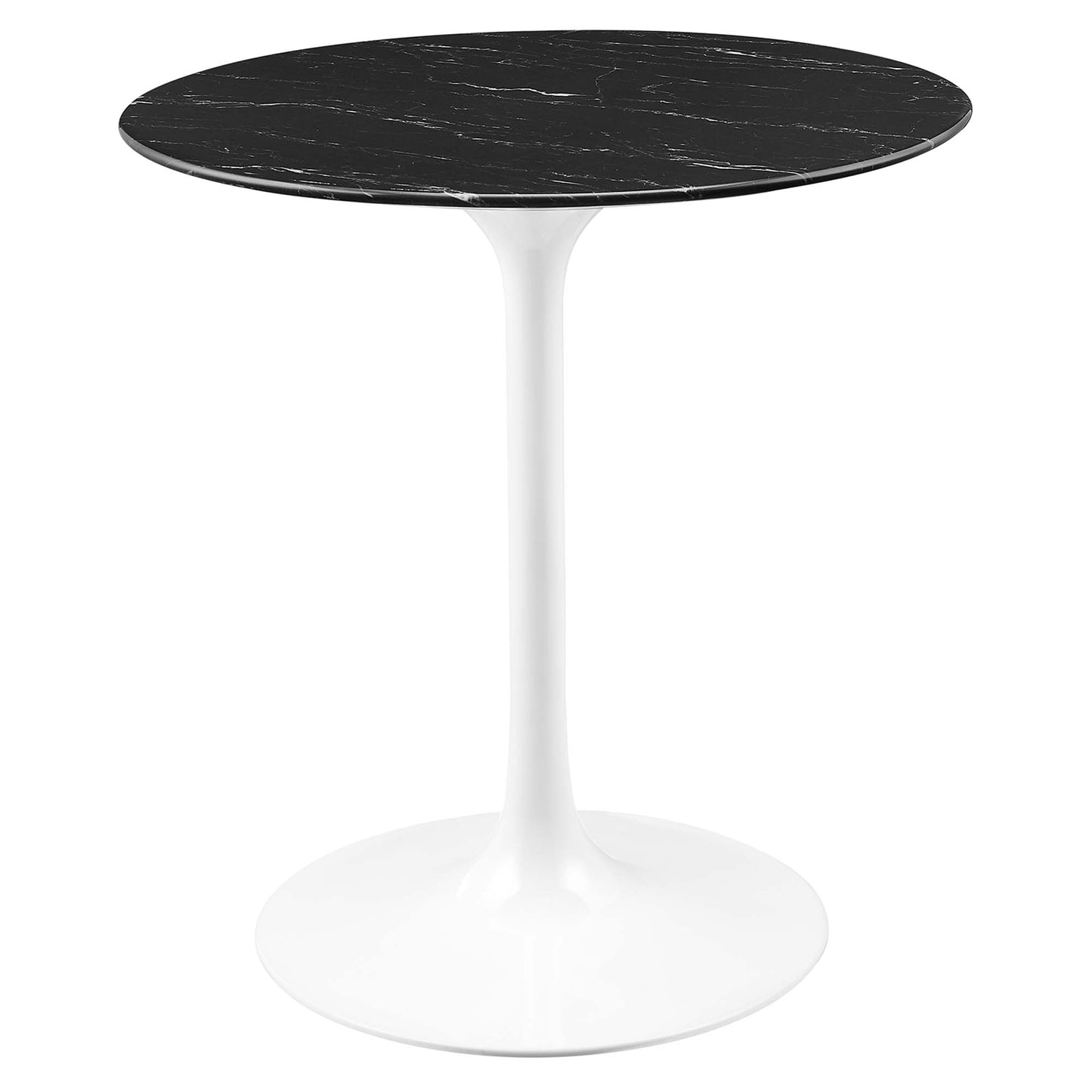 Table à manger ronde en marbre artificiel Lippa 28" par Modway