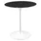 Table à manger ronde en marbre artificiel Lippa 28" par Modway