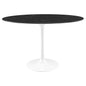 Lippa 48" Round Artificial Marble Dining Table