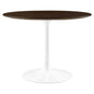 Lippa 40" Round Wood Grain Dining Table