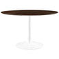 Lippa 48" Round Wood Grain Dining Table