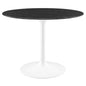 Lippa 40" Round Artificial Marble Dining Table