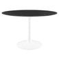 Lippa 48" Round Artificial Marble Dining Table