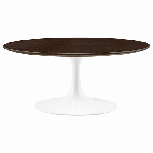 Lippa 36" Round Wood Grain Coffee Table