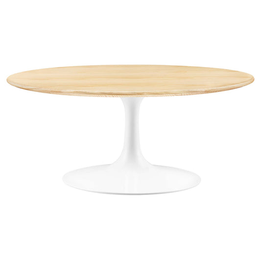 Lippa 36" Round Wood Grain Coffee Table