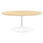 Lippa 36" Round Wood Grain Coffee Table