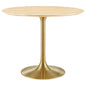 Lippa 36" Round Wood Grain Dining Table