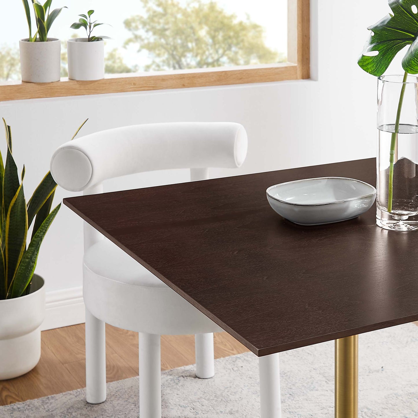 Lippa 36" Square Wood Dining Table