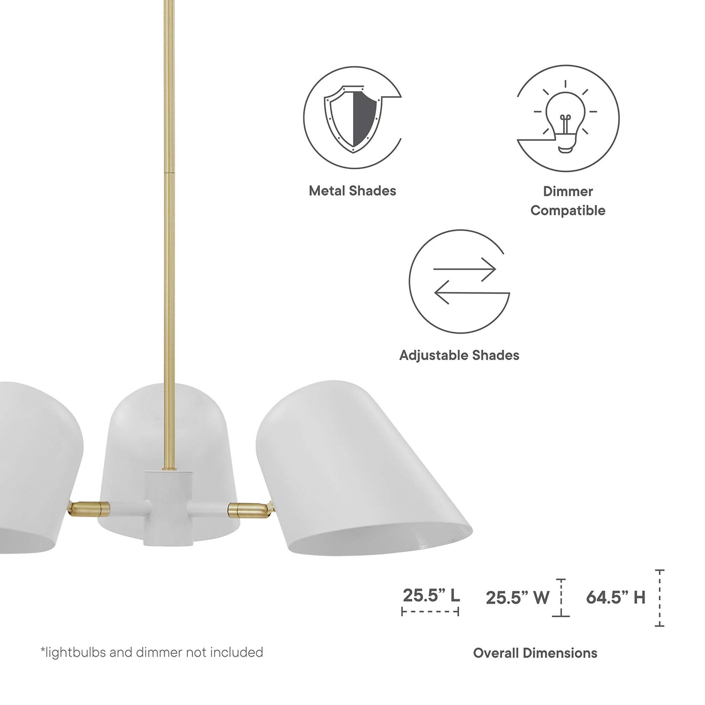 Briana 3-Light Pendant Light