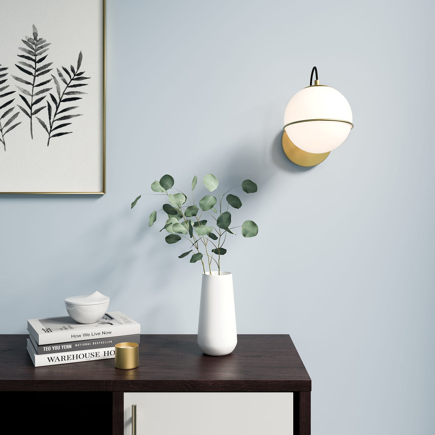 Hanna Hardwire Wall Sconce