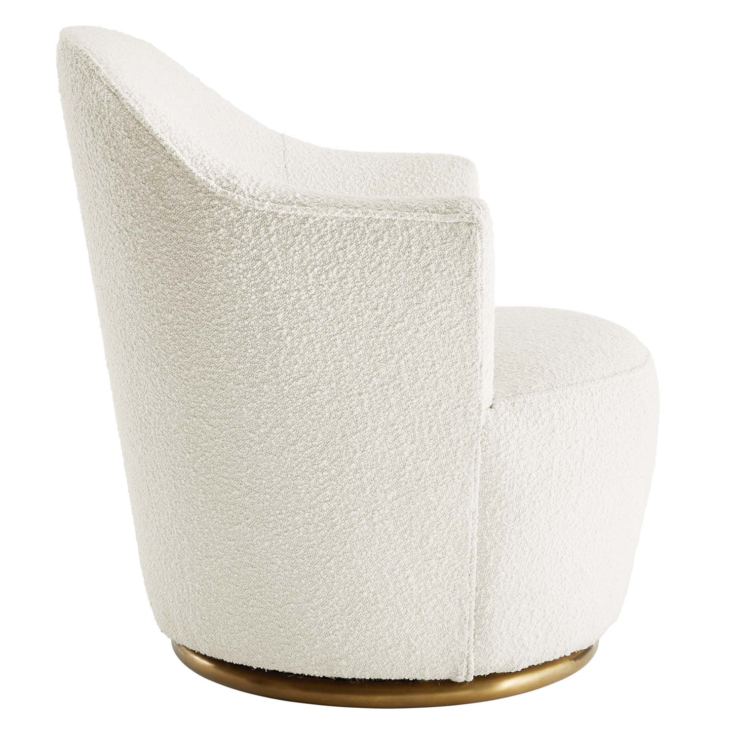 Silla giratoria tapizada Nora Boucle de Modway