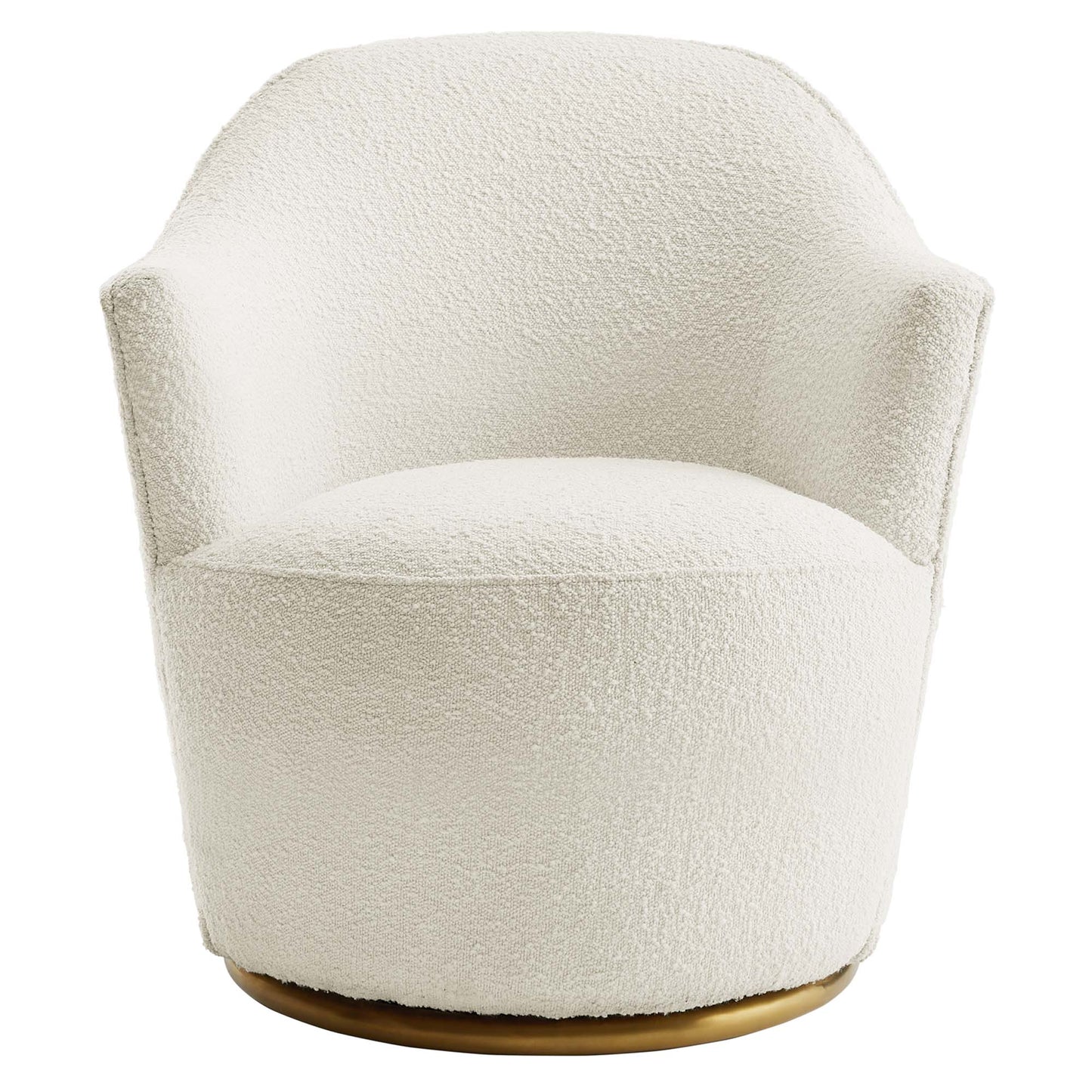 Silla giratoria tapizada Nora Boucle de Modway