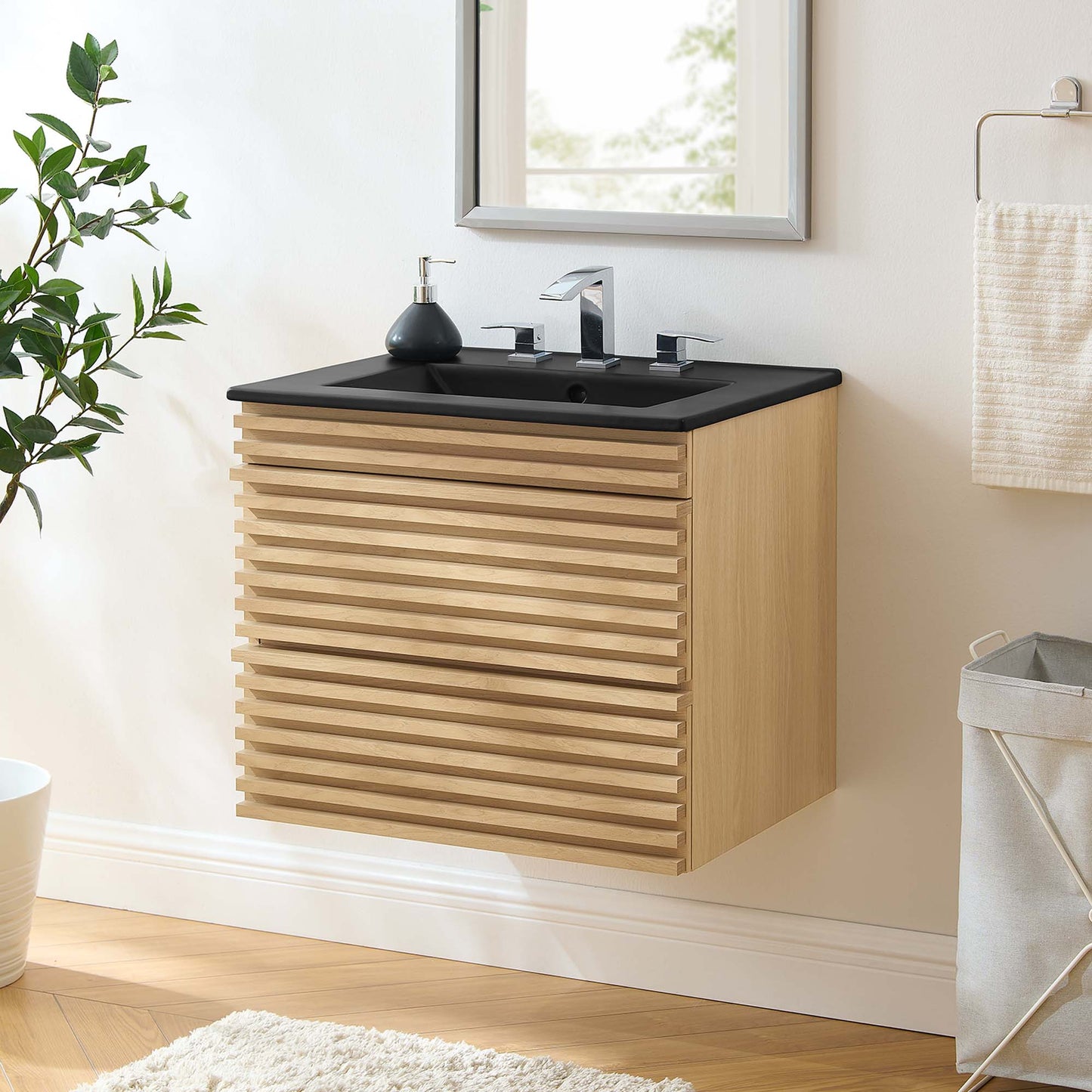 Render 24" Wall-Mount Bathroom Vanity