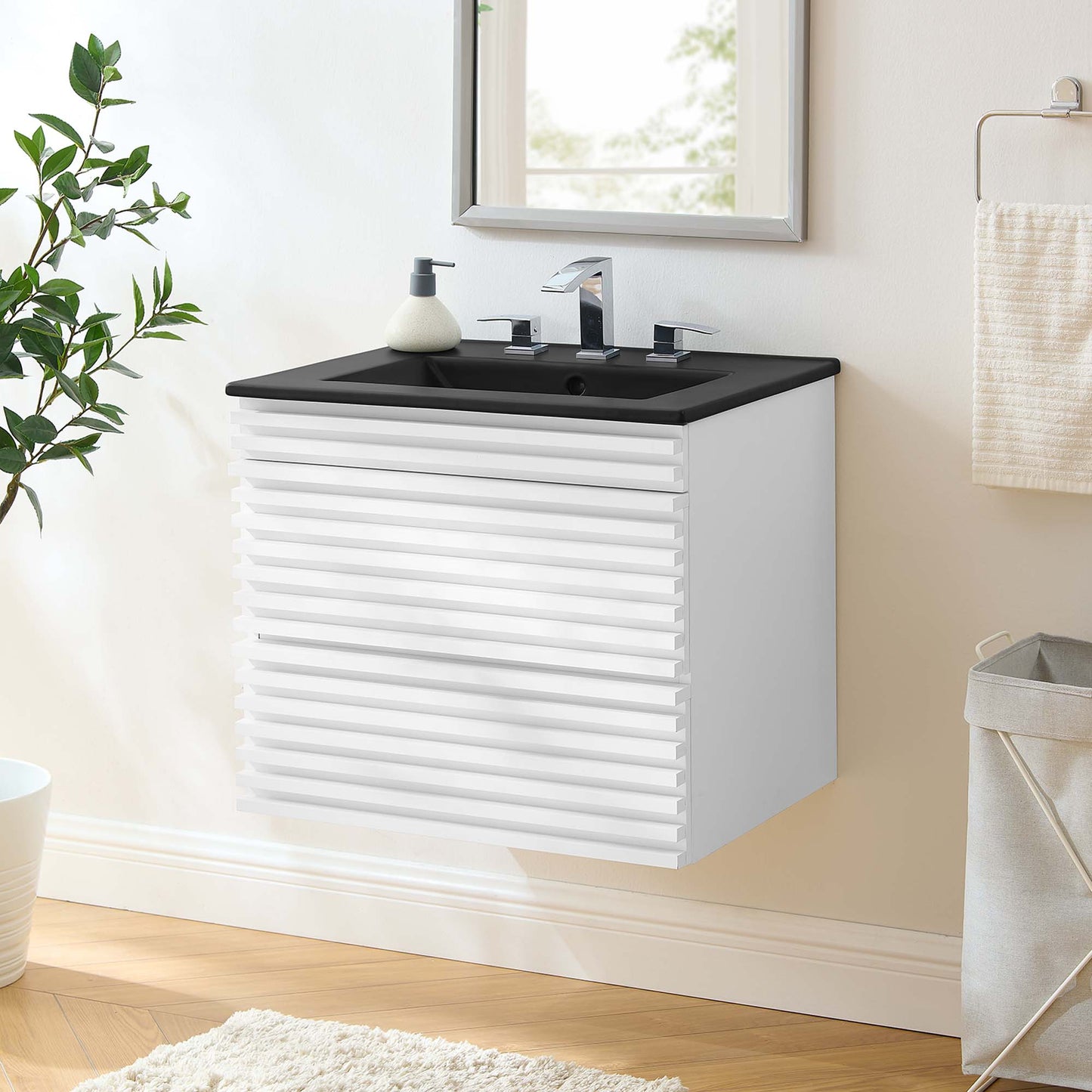 Render 24" Wall-Mount Bathroom Vanity