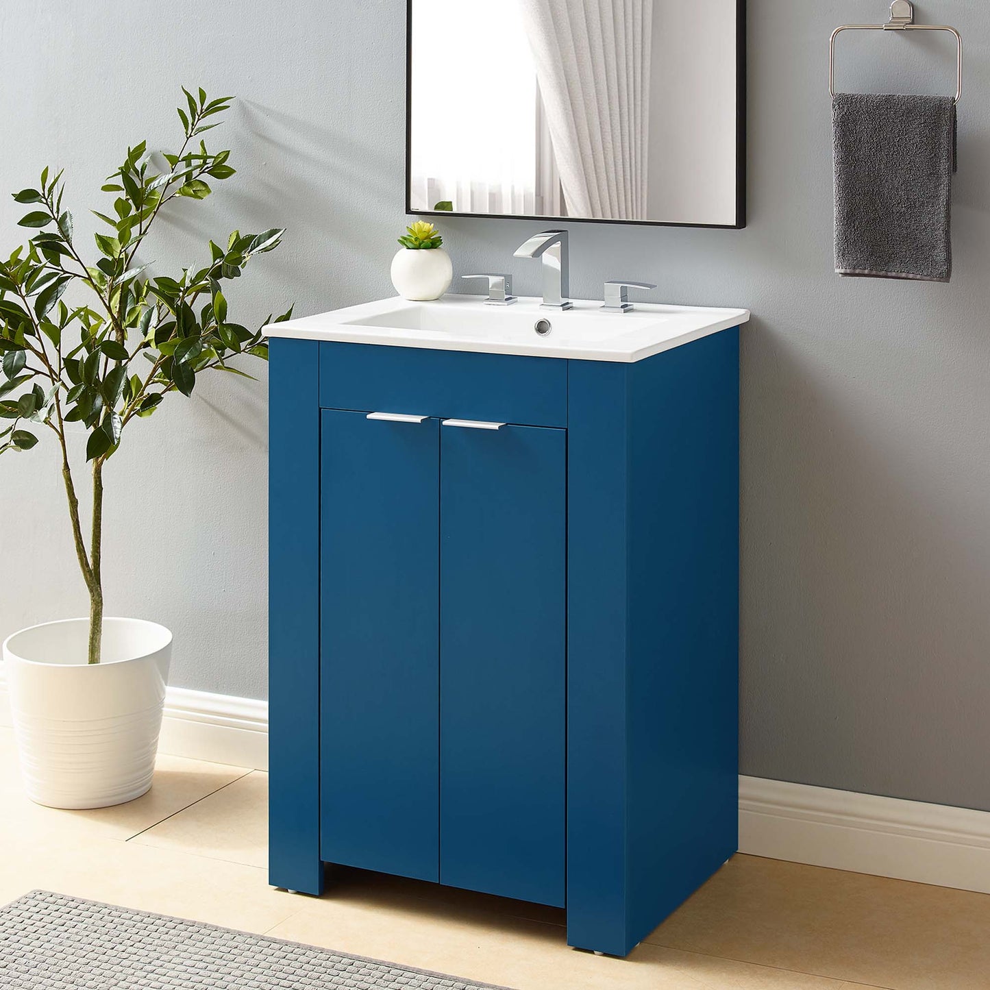 Meuble-lavabo de salle de bain Maybelle 24" par Modway