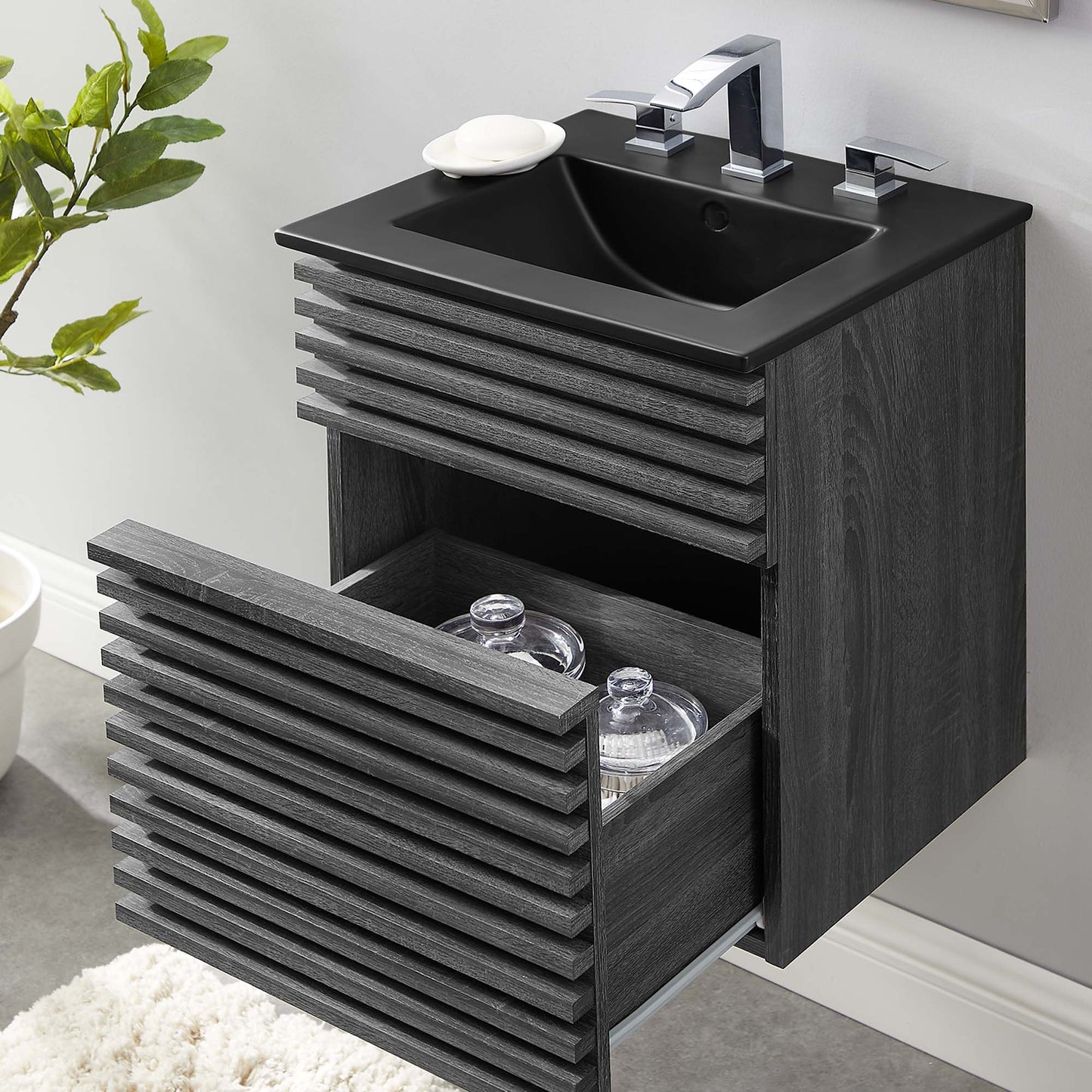 Render 18" Wall-Mount Bathroom Vanity