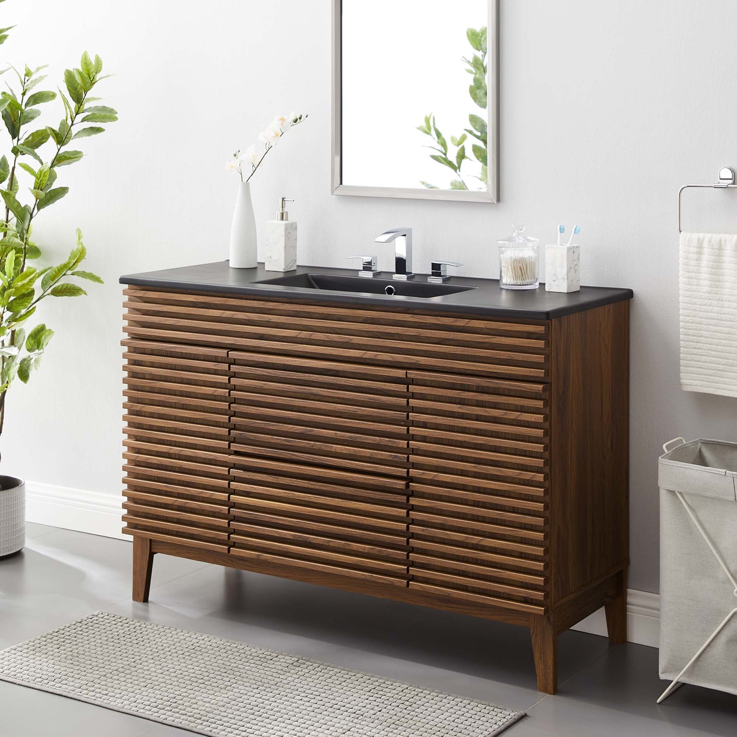 Mueble de baño con lavabo simple de 48" de Modway