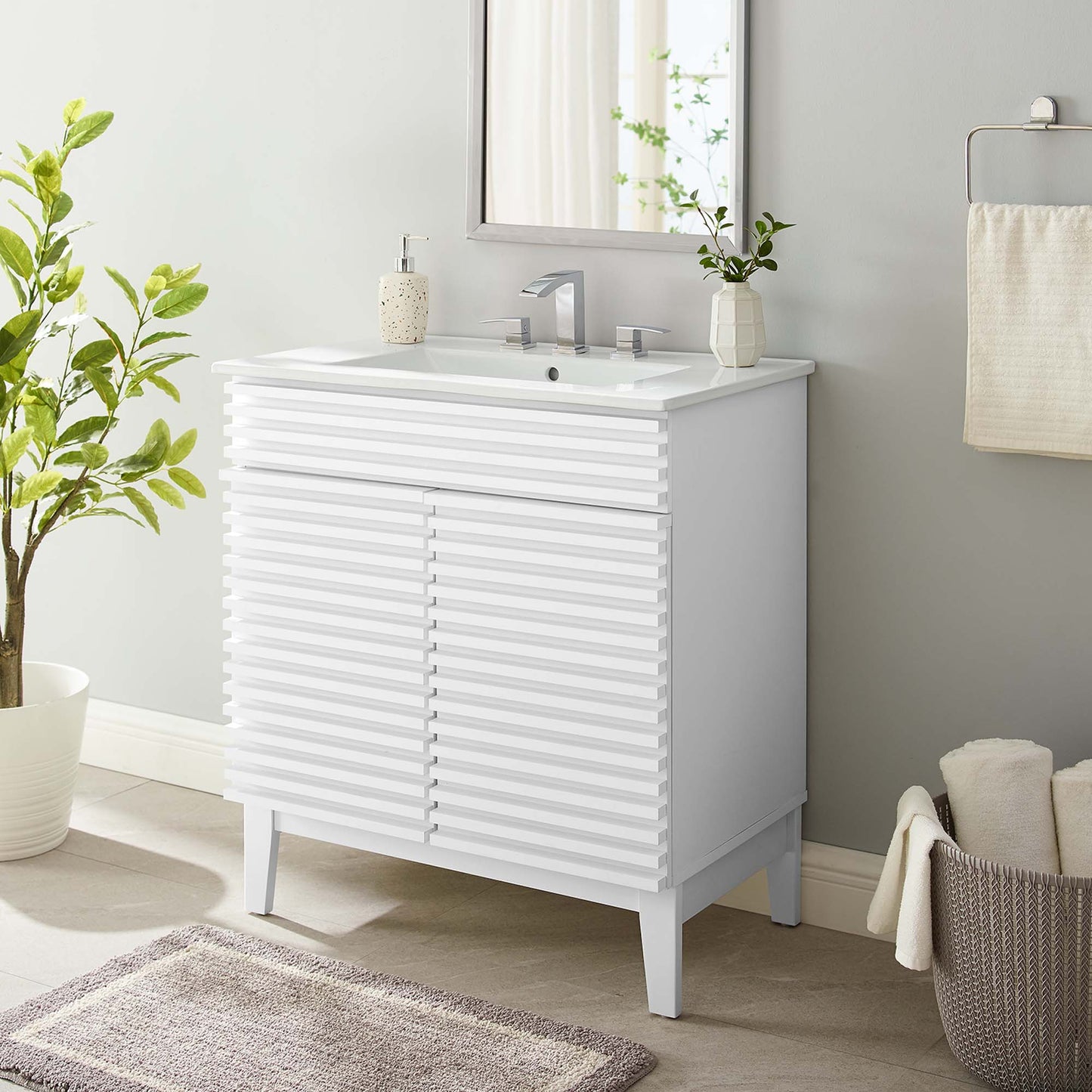 Render 30" Bathroom Vanity Cabinet