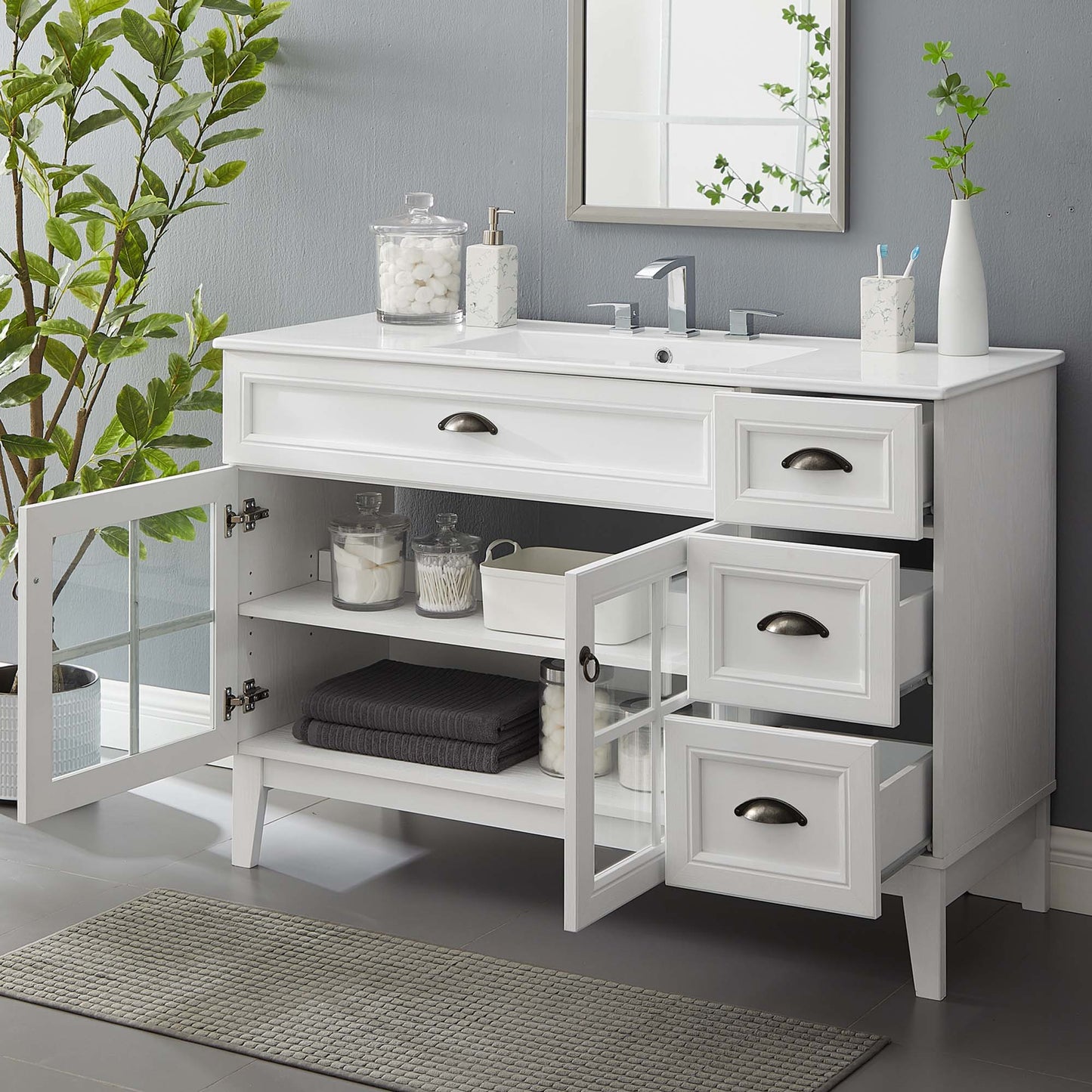 Isle 48" Bathroom Vanity Cabinet