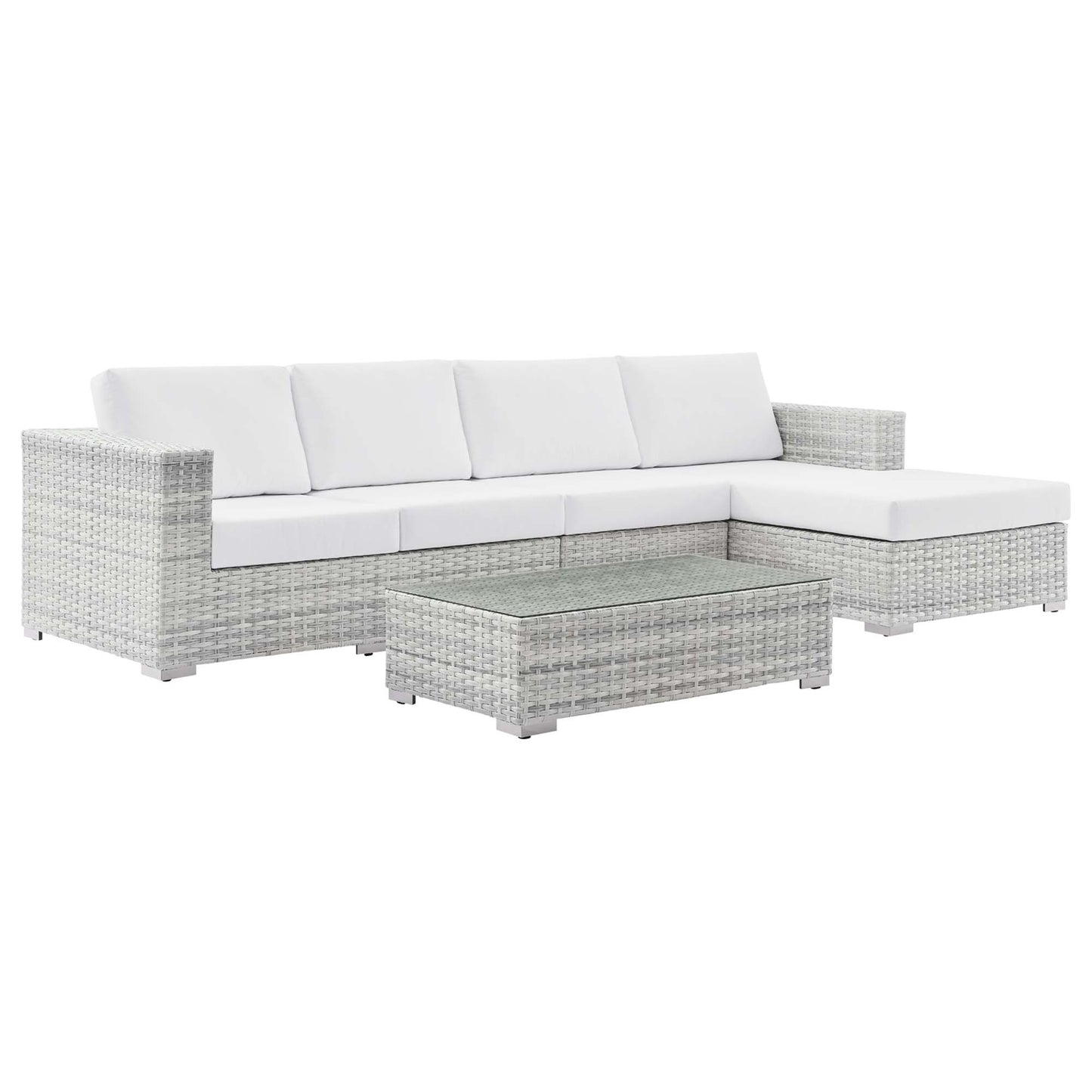 Convene 4-Piece Outdoor Patio Sectional Set