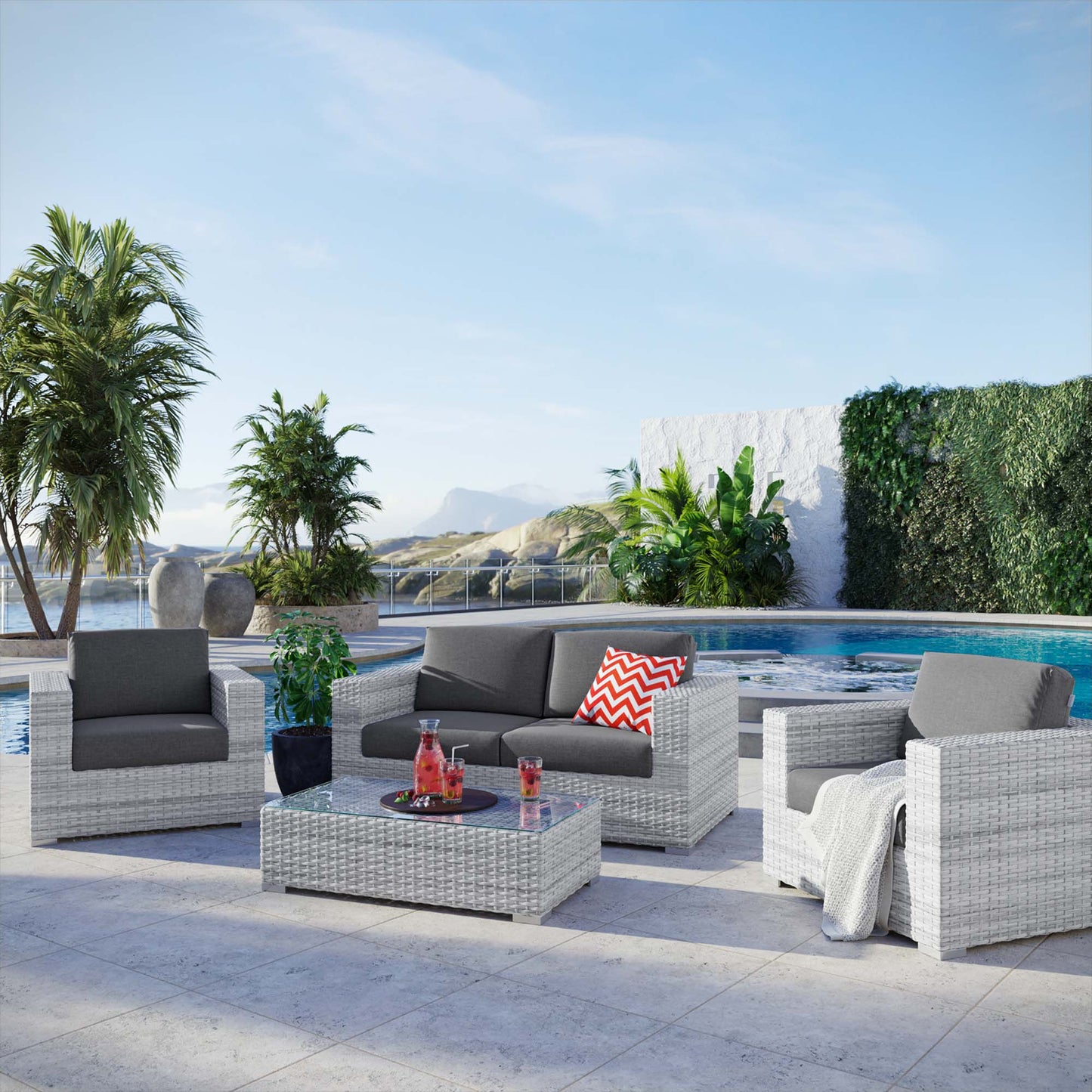 Convene 4-Piece Outdoor Patio Set