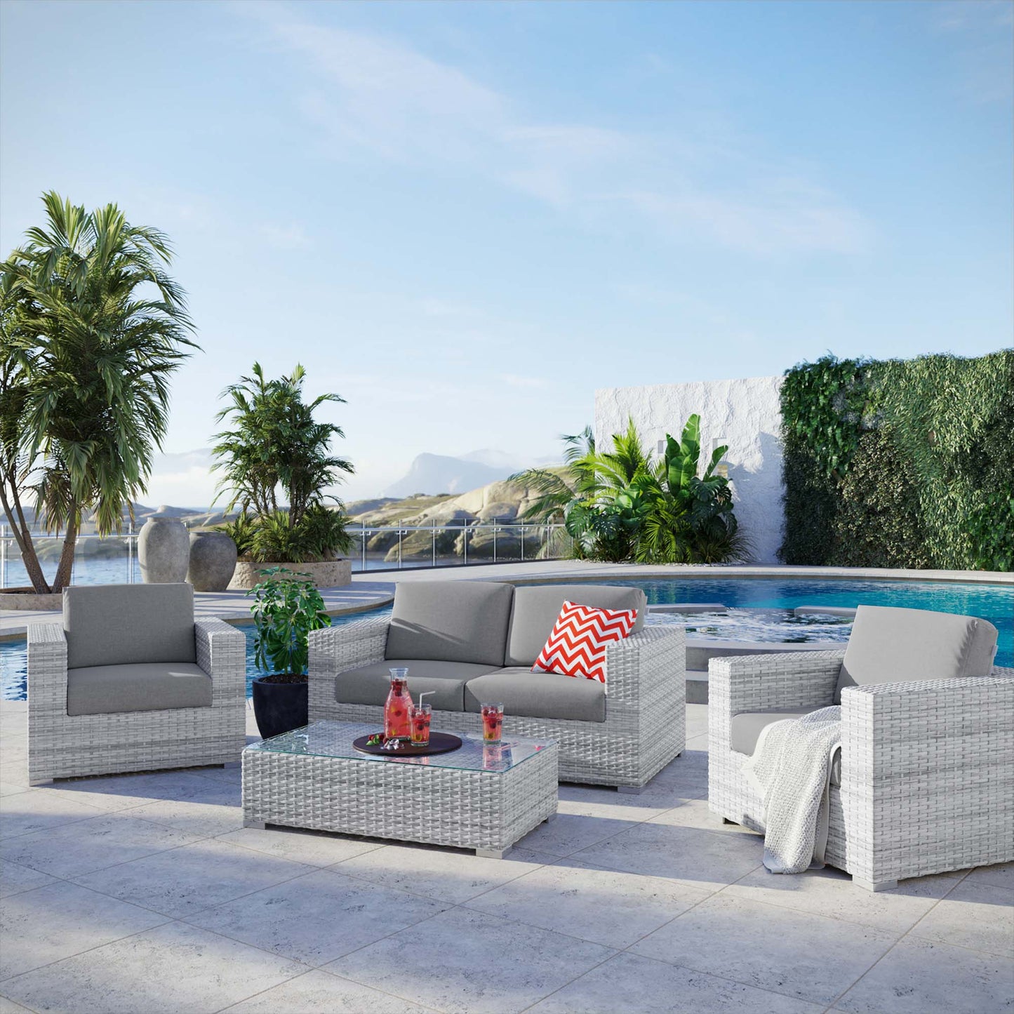 Convene 4-Piece Outdoor Patio Set