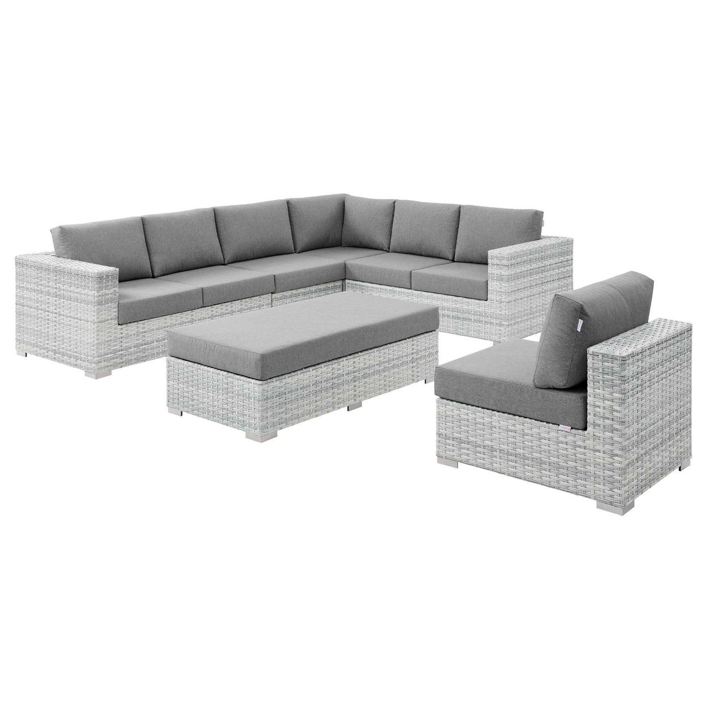 Convene 6-Piece Outdoor Patio Sectional Set