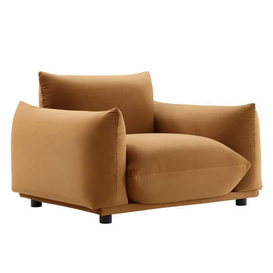 Copious Performance Velvet Armchair