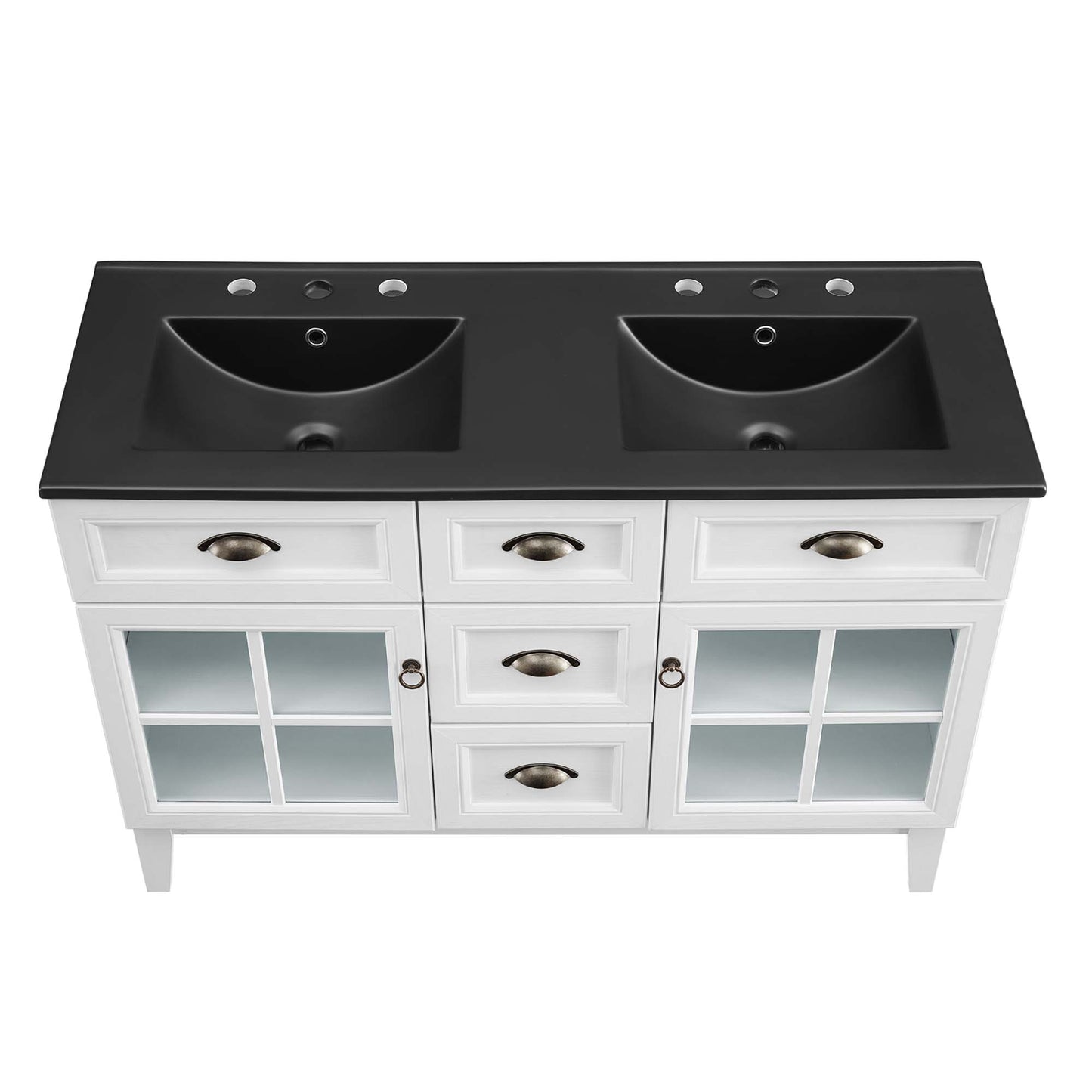 Isle 48" Double Bathroom Vanity Cabinet