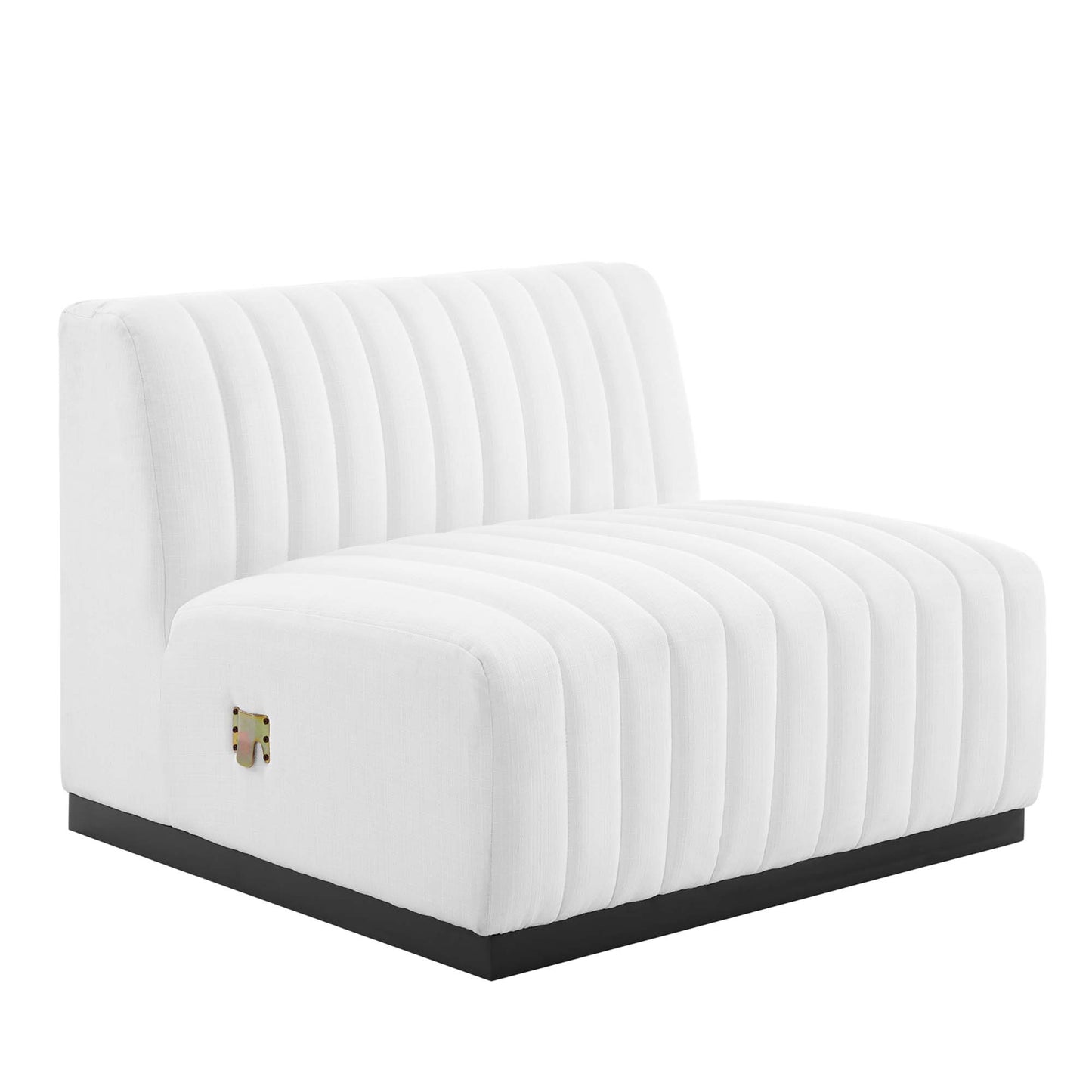 Chaise sans accoudoirs en tissu capitonné Conjure Channel par Modway