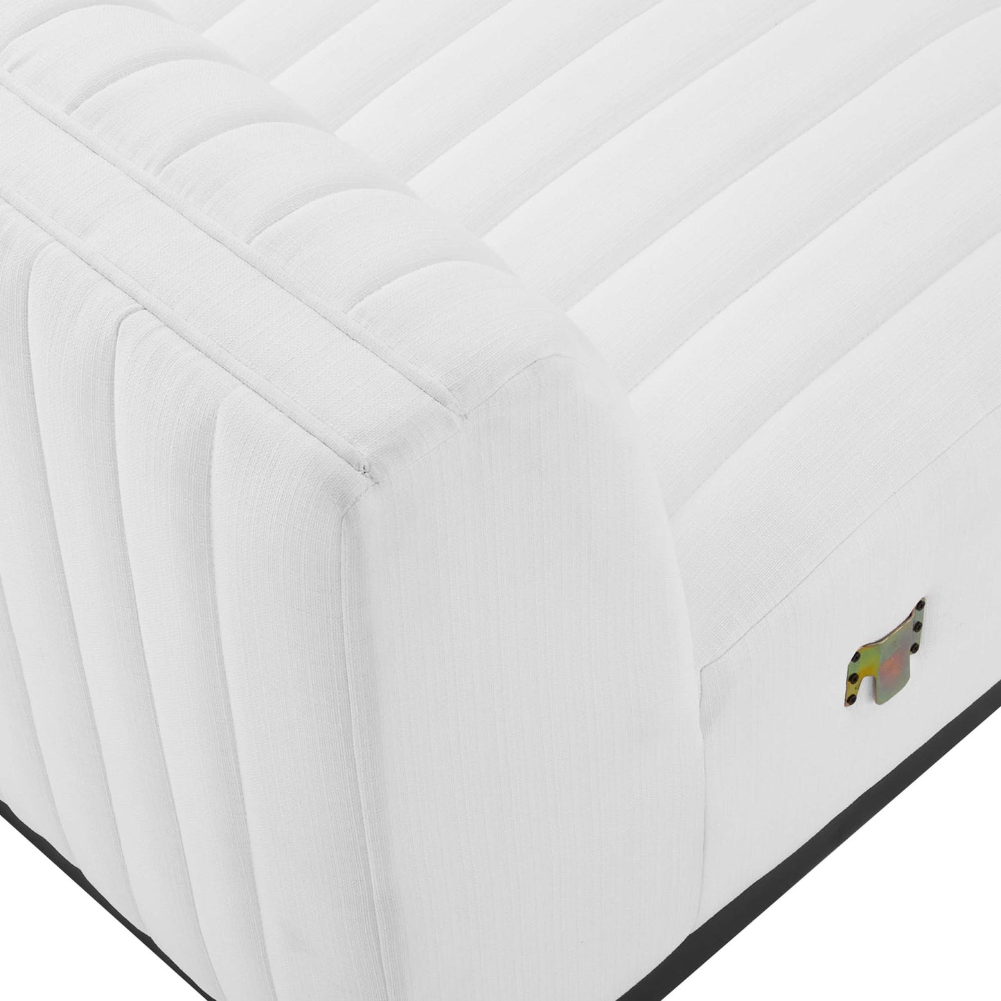 Chaise sans accoudoirs en tissu capitonné Conjure Channel par Modway