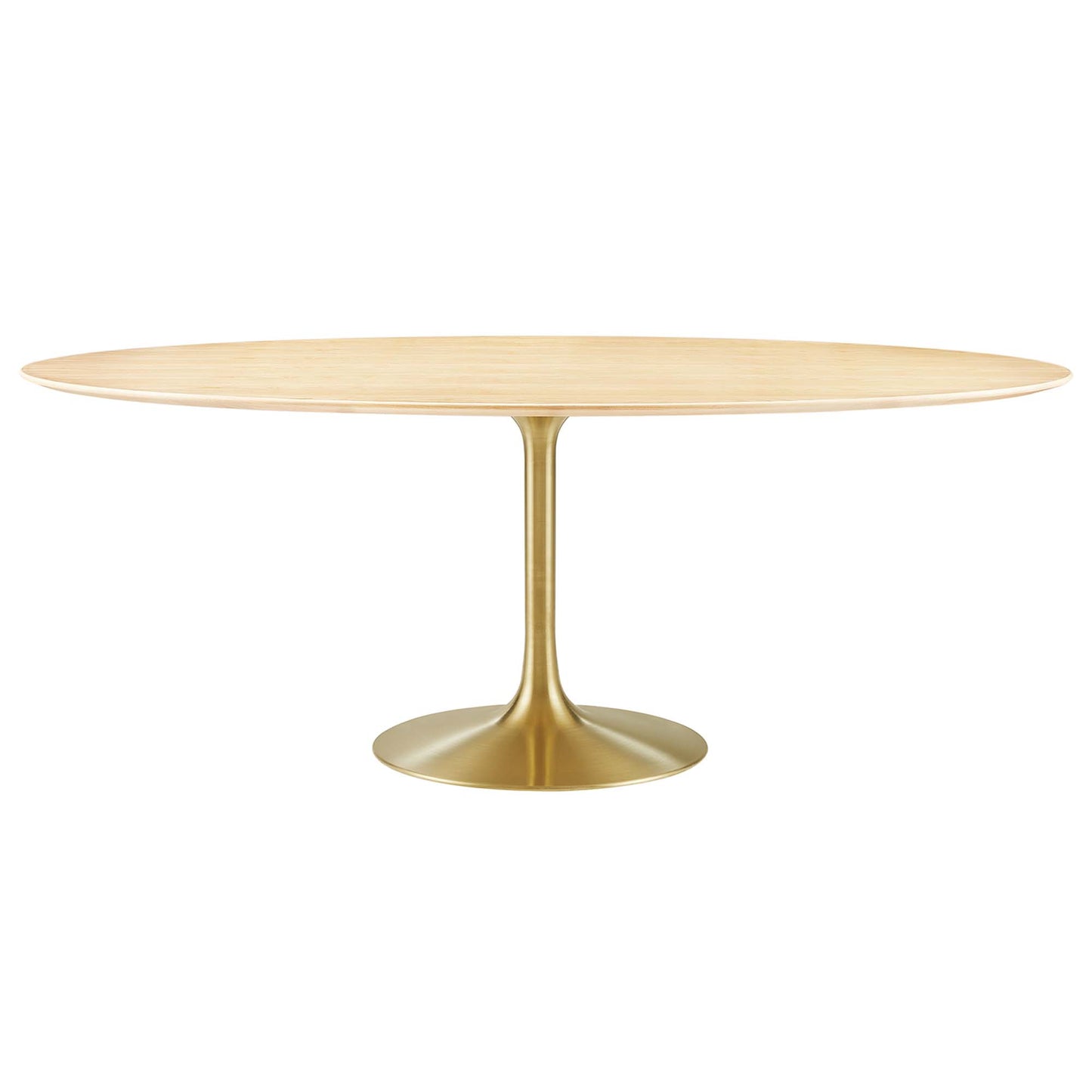 Lippa 78" Oval Wood Grain Dining Table