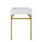 Redeem 24" Wall-Mount Gold Stainless Steel Bathroom Vanity