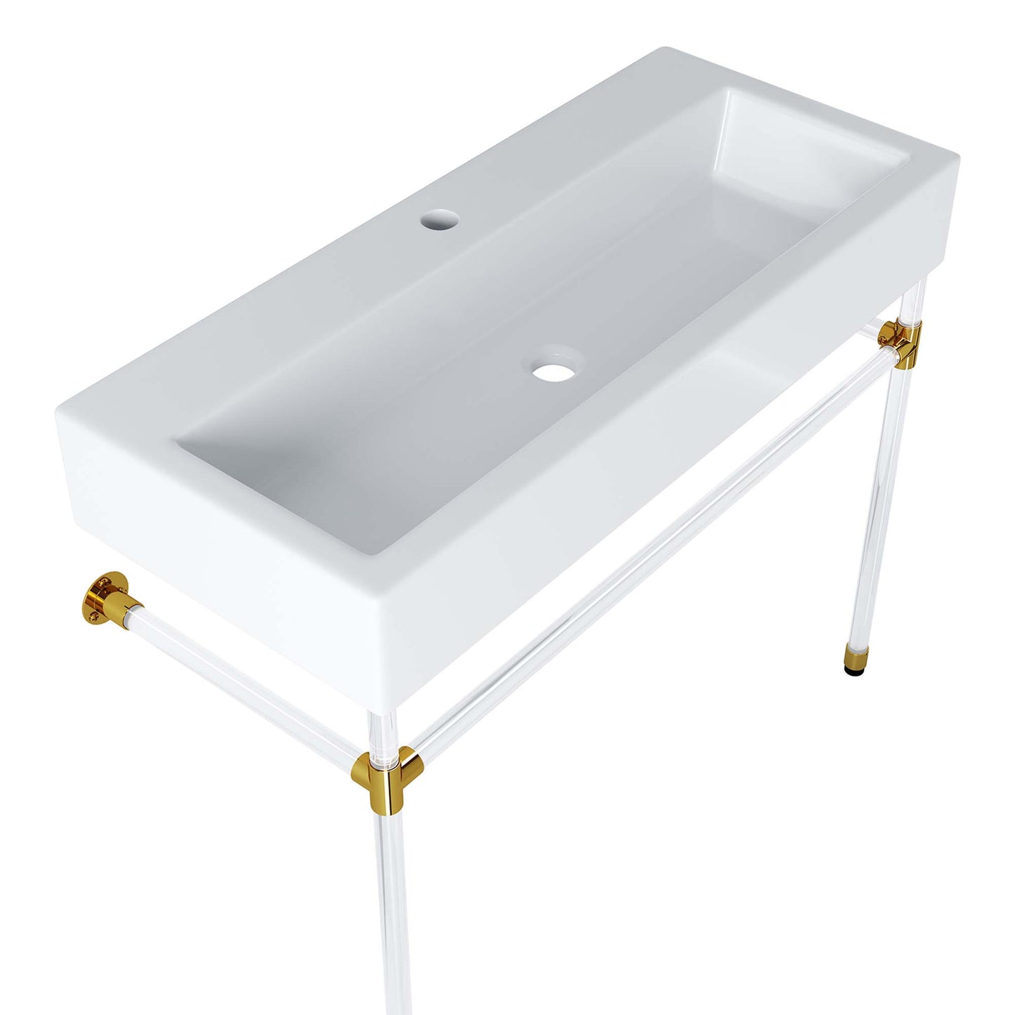 Redeem 40" Acrylic Wall-Mount Bathroom Vanity