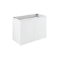 Mueble de baño de pared Bryn de 36" (lavabo no incluido) de Modway