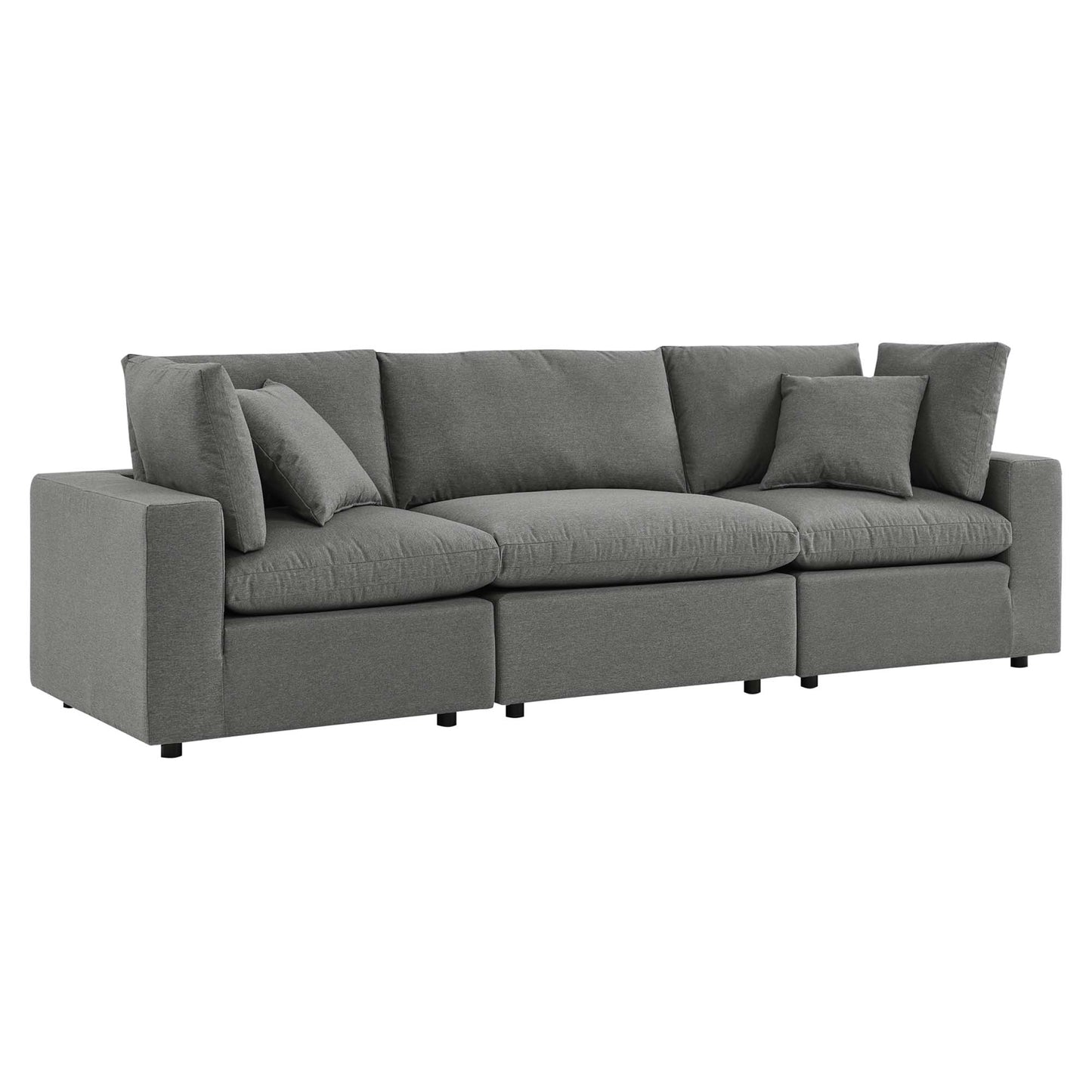 Commix Overstuffed Outdoor Patio Sofa