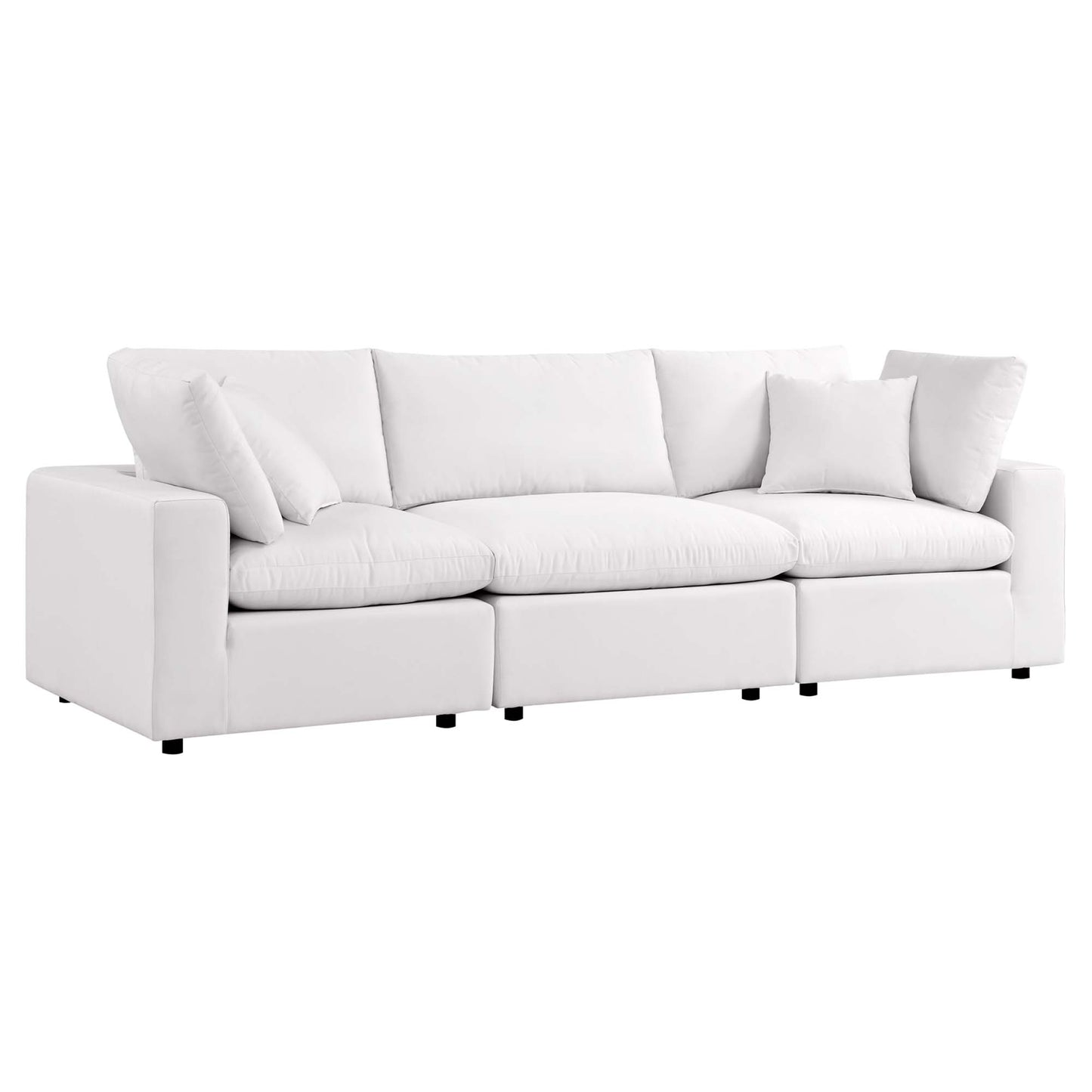 Commix Overstuffed Outdoor Patio Sofa