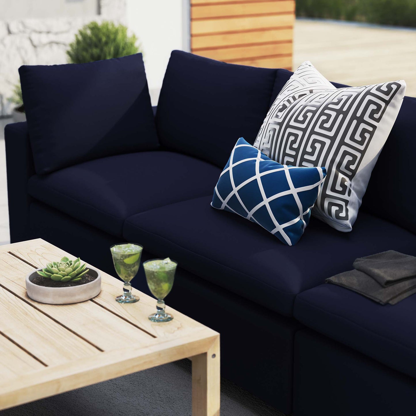 Commix Sunbrella® Outdoor Patio Sofa