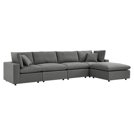 Commix 5-Piece Outdoor Patio Sectional Sofa