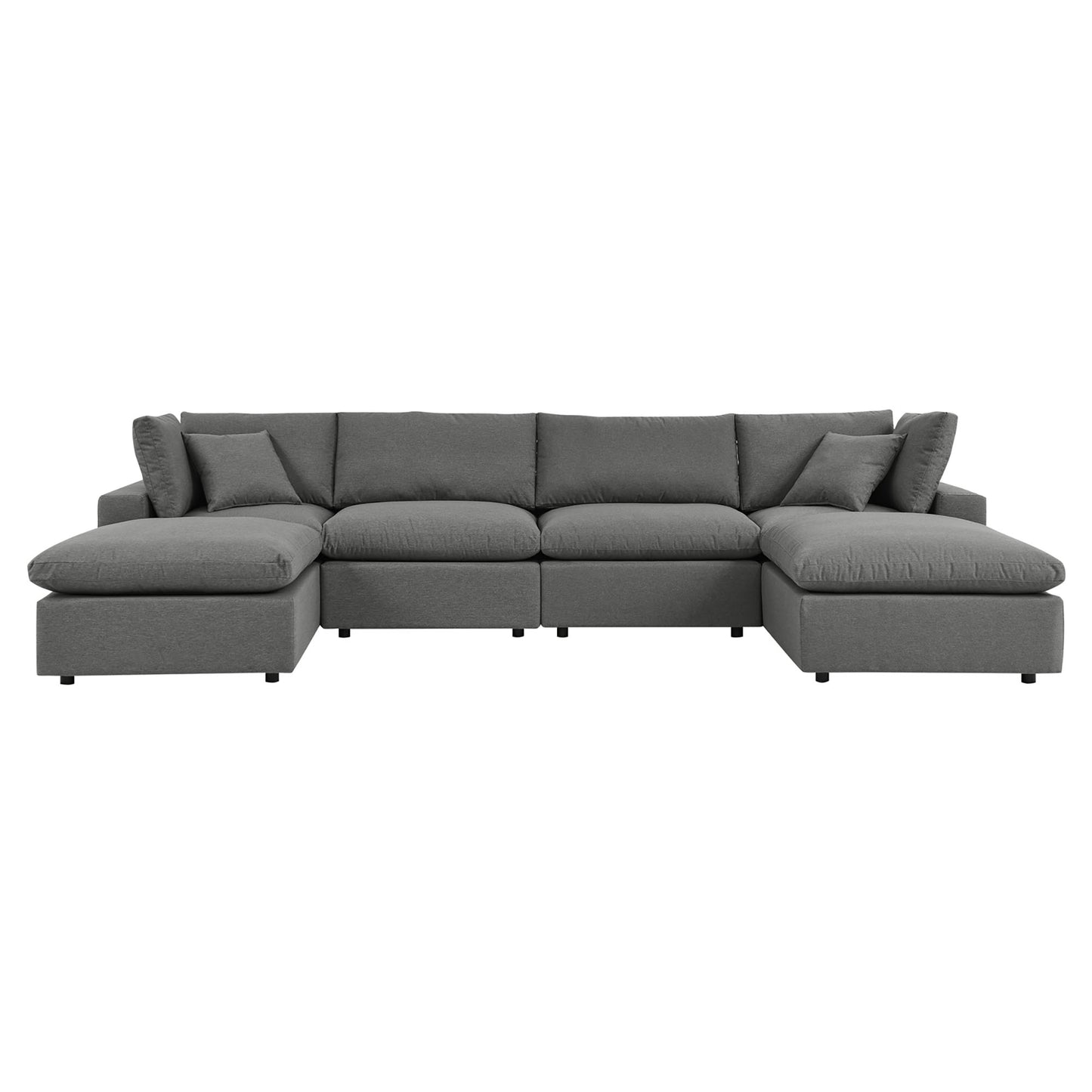 Commix 6-Piece Outdoor Patio Sectional Sofa