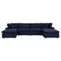 Commix 6-Piece Outdoor Patio Sectional Sofa