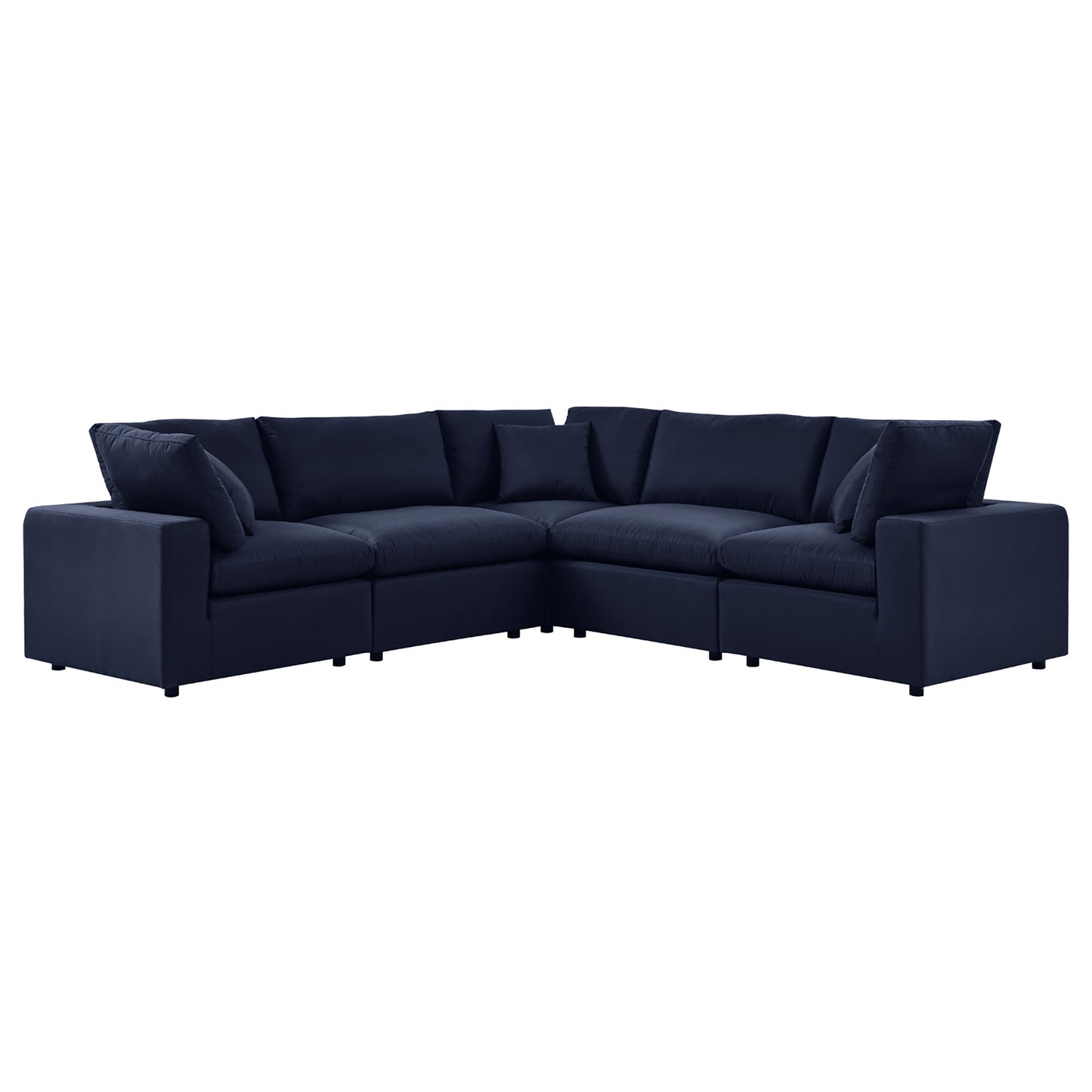 Commix 5-Piece Outdoor Patio Sectional Sofa