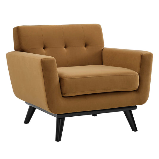 Fauteuil Engage Performance en velours par Modway