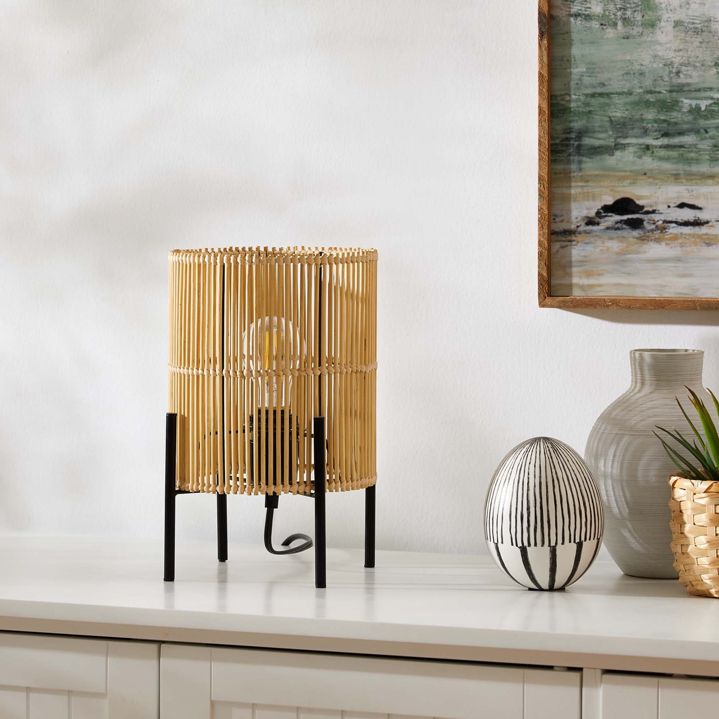 Casen Bamboo Table Lamp