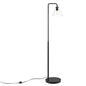 Element Transparent Glass Glass and Metal Floor Lamp